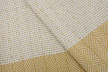 Load image into Gallery viewer, Turkish Hand Towel- Mustard and Cream