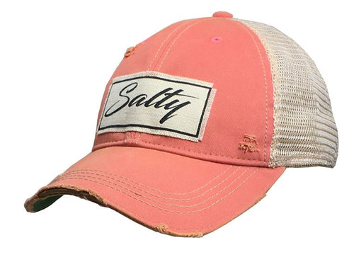 Distressed Trucker Cap-Salty