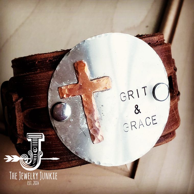 Grit & Grace Leather Cuff