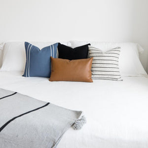 Irvine Pillow Cover Set - Black & White Interiors