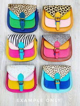 Load image into Gallery viewer, Talia Leather and Hair On Hide Crossbody