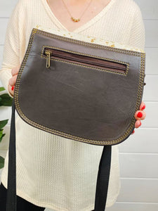 Talia Leather and Hair On Hide Crossbody