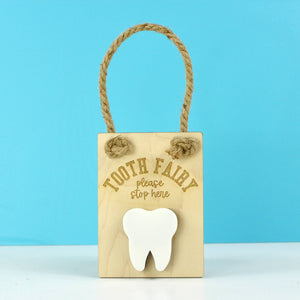 Tooth Fairy Door Hanger With Tooth Storage