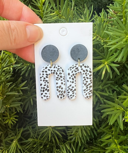 Dalmatian Arch Acrylic Earrings
