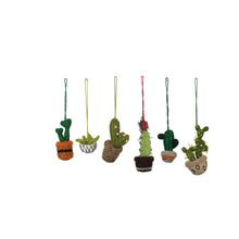 Load image into Gallery viewer, Potted Cactus Ornament