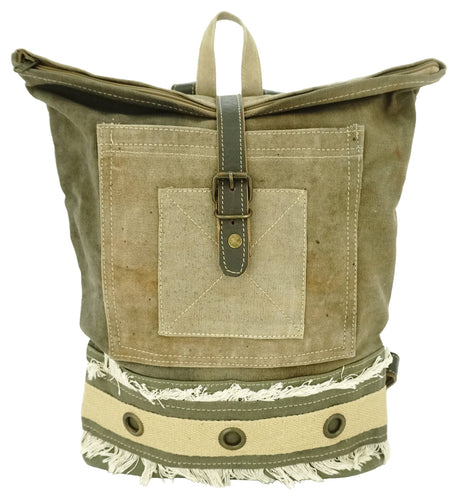 Recycled Military Tent Backpack