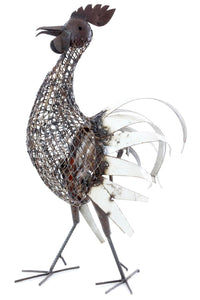 Recycled Metal Mesh Rooster