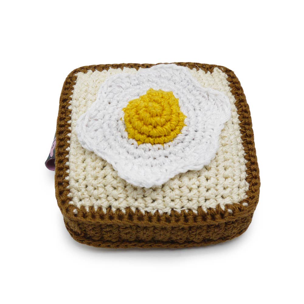 Crochet Toast & Egg Toy