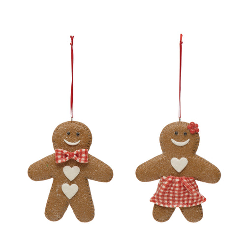 Clay Dough Gingerbread Ornament