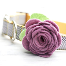 Load image into Gallery viewer, Dog Collar Rose Flower