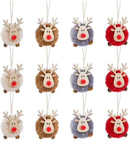 Wool Reindeer Ornament