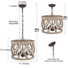 Load image into Gallery viewer, Moroccan Rustic Chandelier