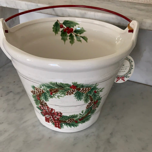 Ceramic Wreath Bucket