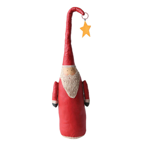 Hand Painted Santa with Star