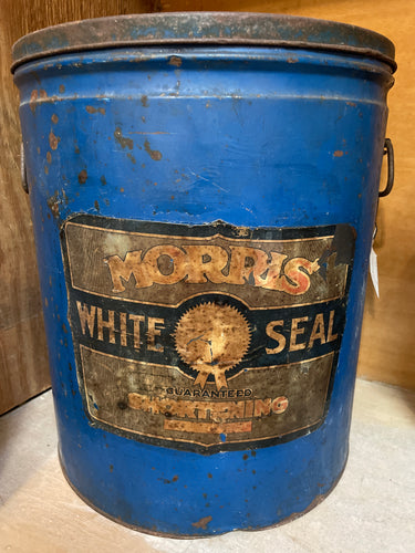 White Seal Shortening Can