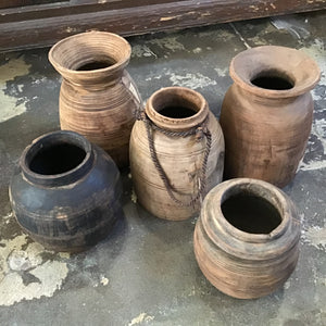 Antique Wooden Vase
