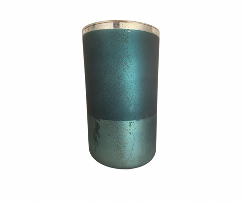Teal Mercury Vase