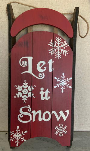Let It Snow Sled