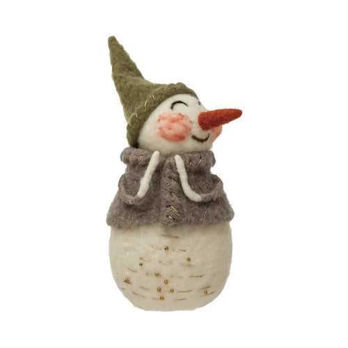 Wool Felt Snowman