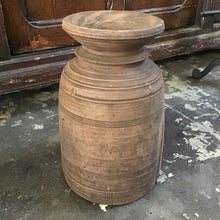 Load image into Gallery viewer, Antique Wooden Vase