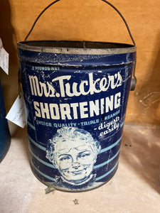 Mrs.Tucker’s Shortening Can