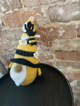 Load image into Gallery viewer, Knitted Bee Gnome