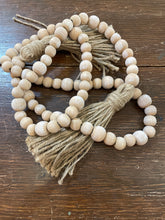 Load image into Gallery viewer, Wood Beaded Garland-Blonde