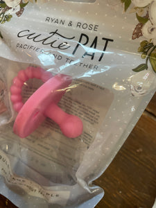 Cutie Pat Pacifier- Stage 1/ Pop Pink