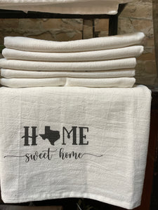 Texas Home Sweet Home Tea Towel