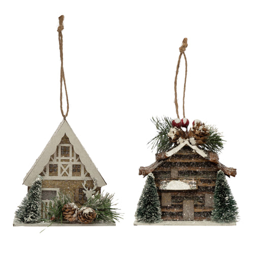 Paper Cabin Ornament