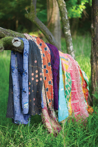 Recycled Kantha Throw